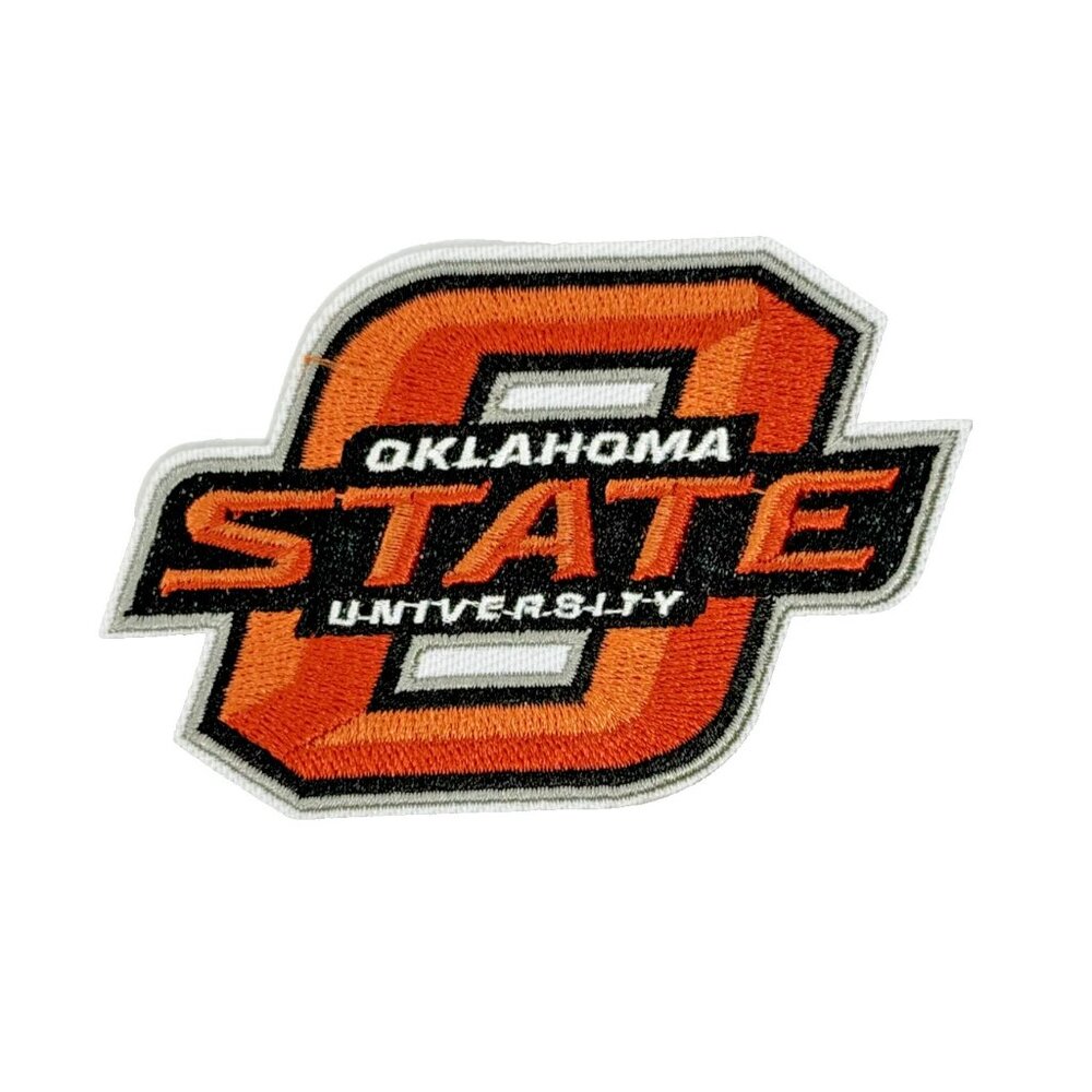 Oklahoma State Cowboys Team Logo NCAA Embroidered 3.5in Iron / Sew-On Patch
